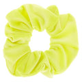 Scrunchie - Velours & elastiek - Neon geel - Haaraccessoires