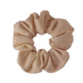 Scrunchie - Velours & elastiek - Beige - Haaraccessoires