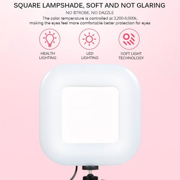 Selfie-ringlamp voor iPhone/Android | LED-verlichting voor smartphones - D21 - | Fashiongirl