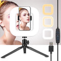 Selfie-ringlamp voor iPhone/Android | LED-verlichting voor smartphones - D21 - | Fashiongirl