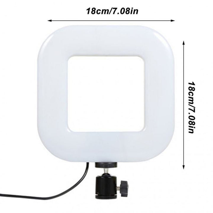 Selfie-ringlamp voor iPhone/Android | LED-verlichting voor smartphones - D21 - | Fashiongirl