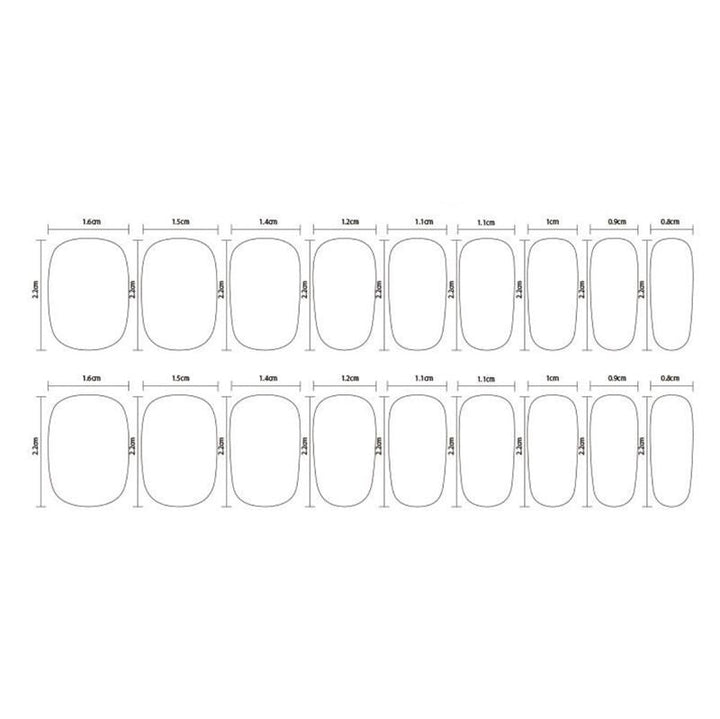 Semi Cured Gel Nail Stickers / Self - adhesive nail polish - Dreamy Pastel (JK - 221) - | Fashiongirl