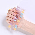 Semi-uitgeharde gelnagelstickers / Zelfklevende nagellak - Dreamy Pastel (JK - 221) - | Fashiongirl