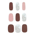 Semi-uitgeharde gelnagelstickers / Zelfklevende nagellak - Dreamy Rose (JK - 251) - | Fashiongirl