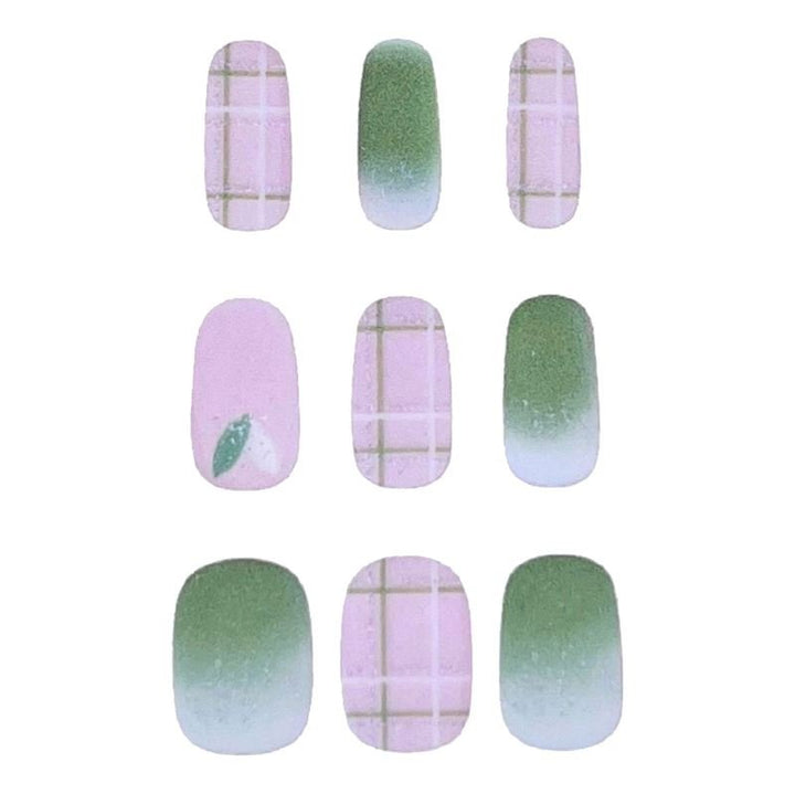Semi Cured Gel Nail Stickers / Self - adhesive nail polish - Picnic (JK - 257) - | Fashiongirl