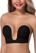 Shapelux Deep U-vormige zelfaanpassende beha - Zwart - Shapewear | Fashiongirl