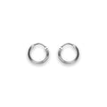 Zilveren hoepels 15 mm - | Fashiongirl