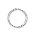 Zilveren hoepels megaformaat 80 mm - | Fashiongirl