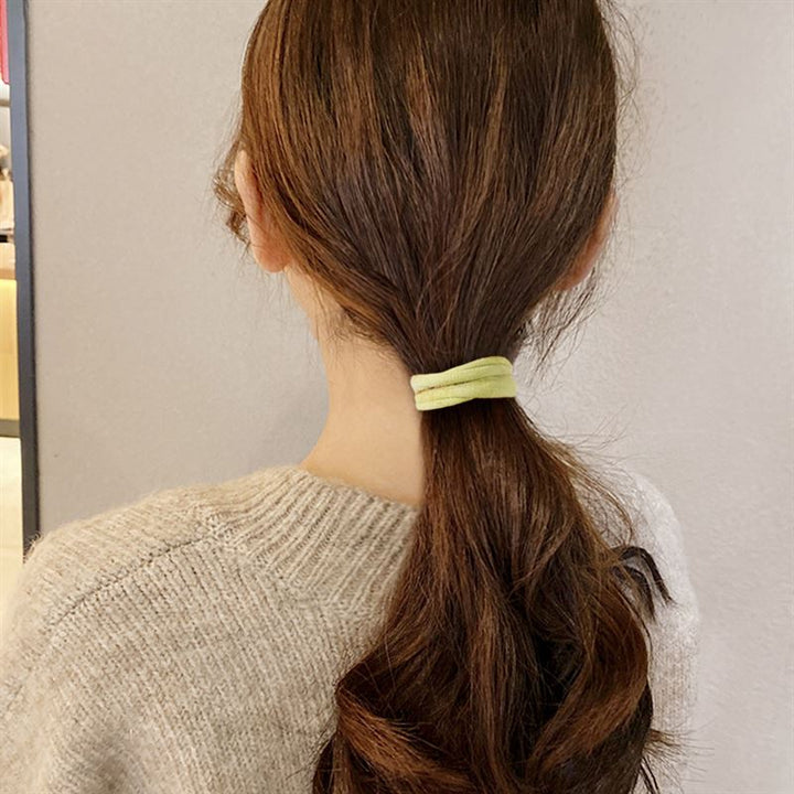 SOHO Alena Haarelastiekjes - Bruin - Haaraccessoires | Fashiongirl