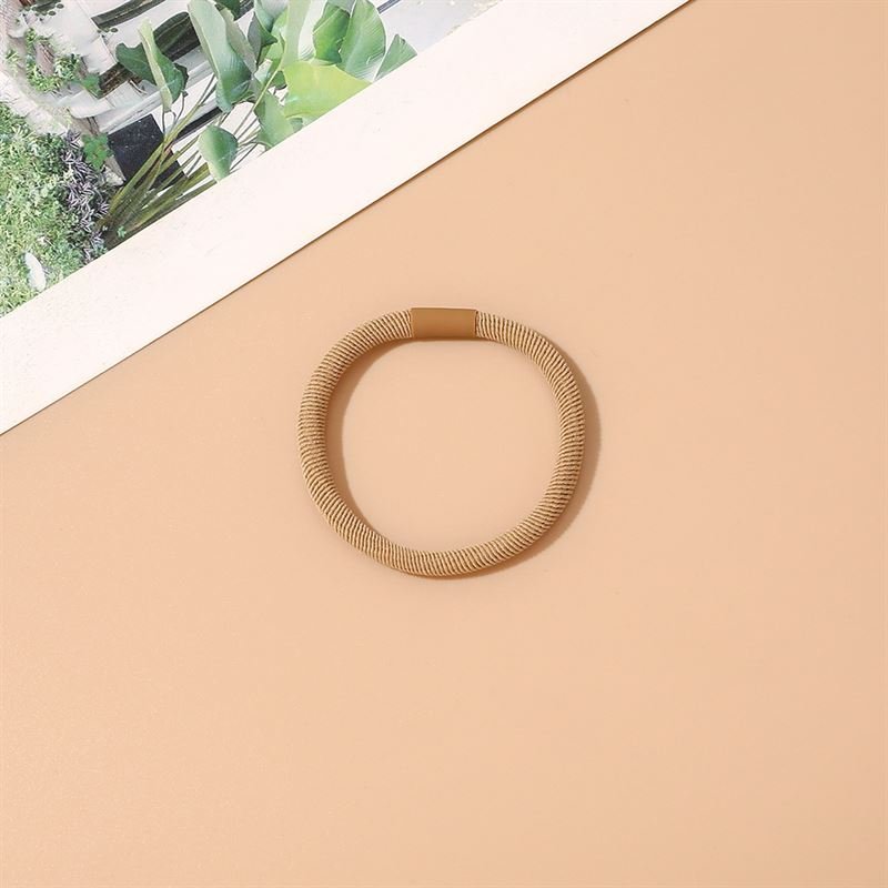 SOHO Amelie Haarelastiekjes - Beige - Haaraccessoires | Fashiongirl
