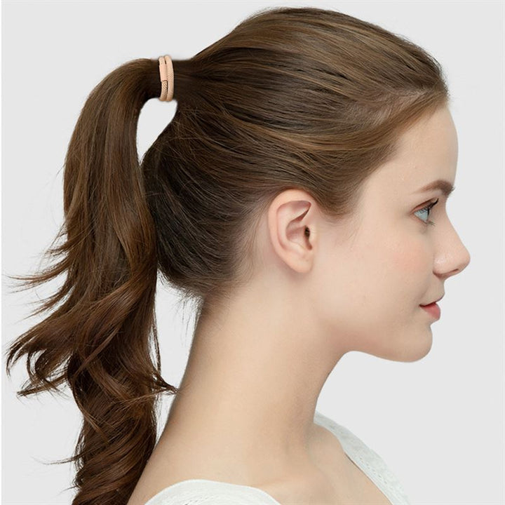 SOHO Amelie Haarelastiekjes - Beige - Haaraccessoires | Fashiongirl