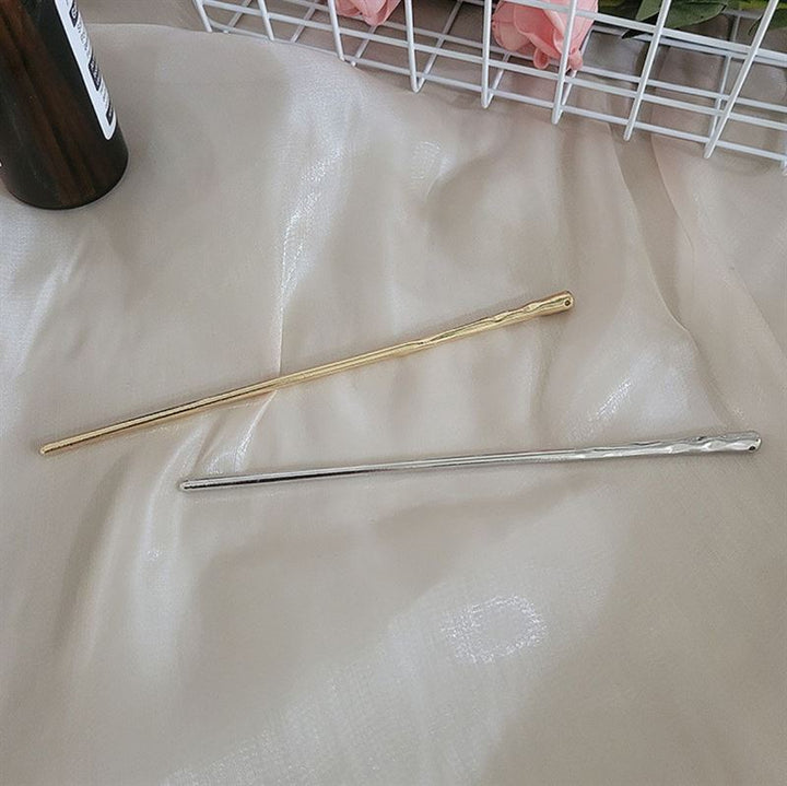 SOHO Amiya Metal Hair Stick - Silver - | Fashiongirl