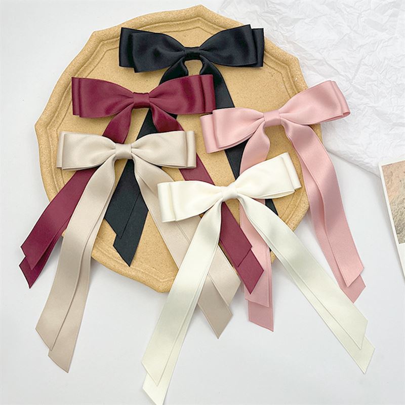 SOHO Anua Bow Hair Clip - Beige - Hair Accessories | Fashiongirl