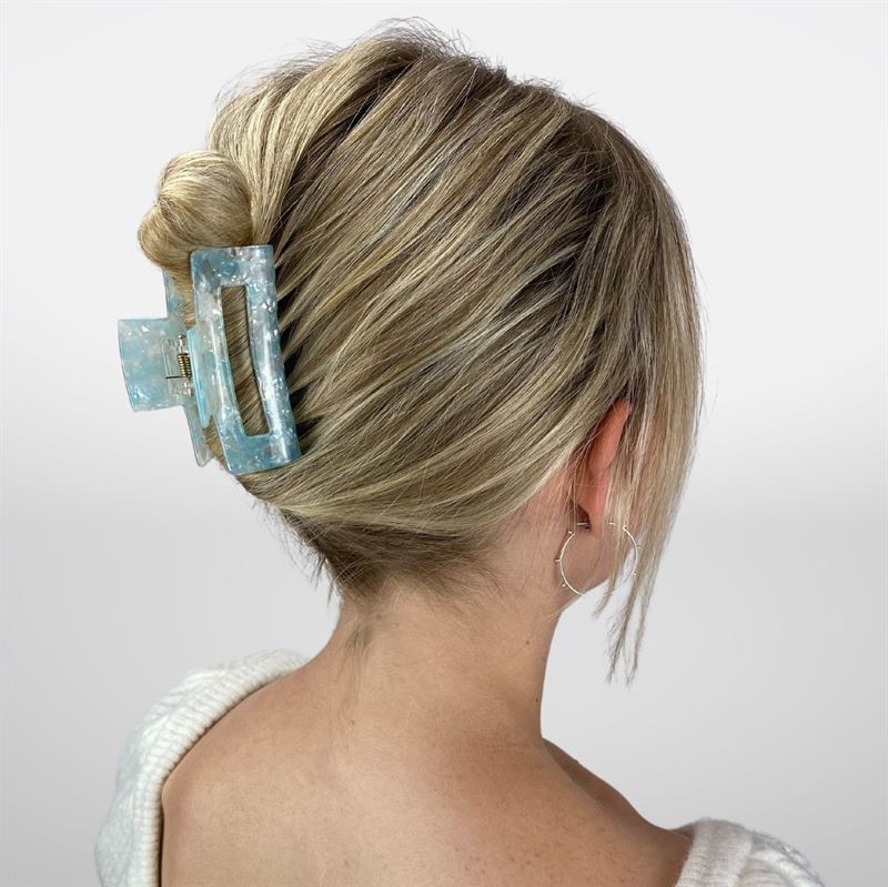 SOHO Aria Hair Claw - Crystal Blue - Hair Accessories