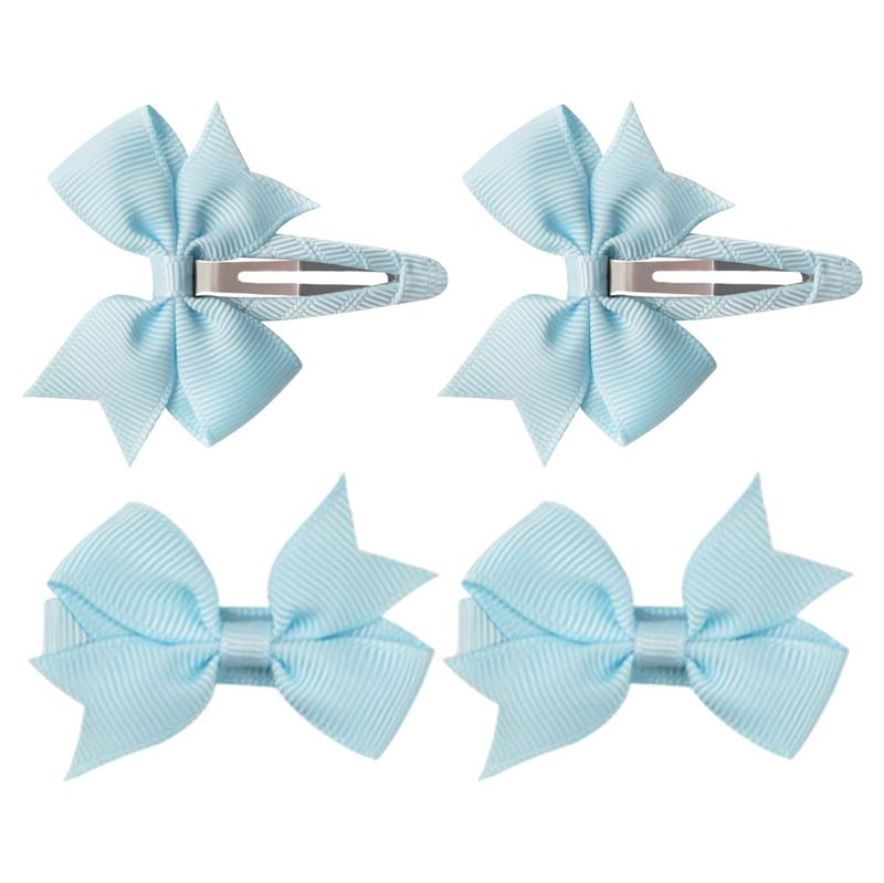SOHO Ayla Bow Hair clips - Ice Blue - Hair Accessories | Fashiongirl
