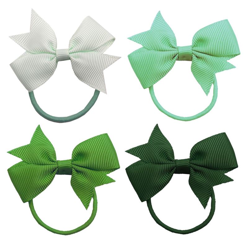 SOHO Ayla Loop Hair elastics - Greeny - Hair Accessories | Fashiongirl