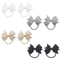 SOHO Ayla Loop Haarelastiekjes - Monochroom - Haaraccessoires | Fashiongirl