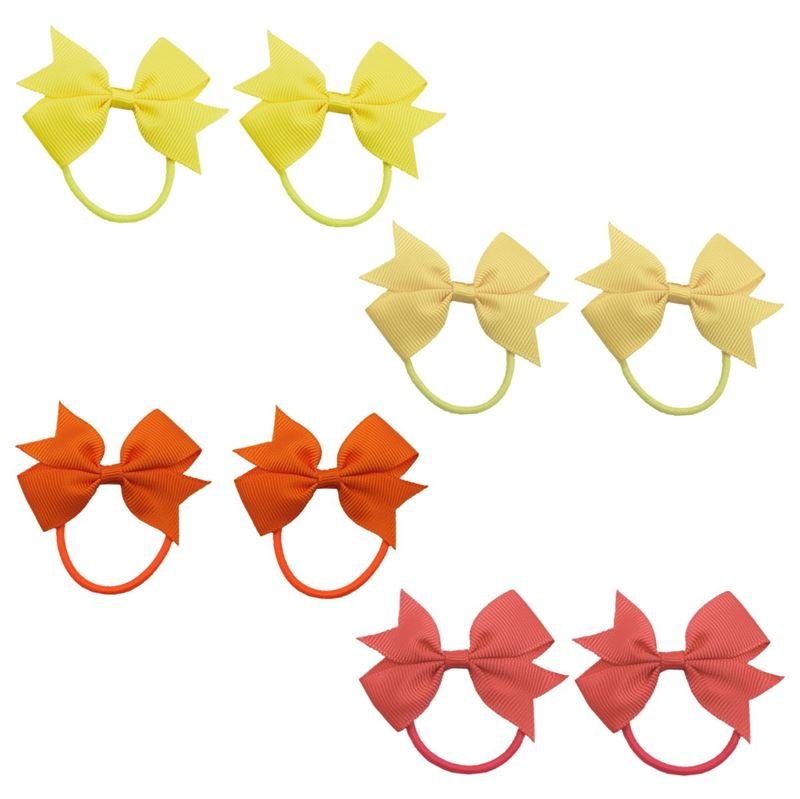 SOHO Ayla Loop Hair elastics - Sun - Hair Accessories | Fashiongirl