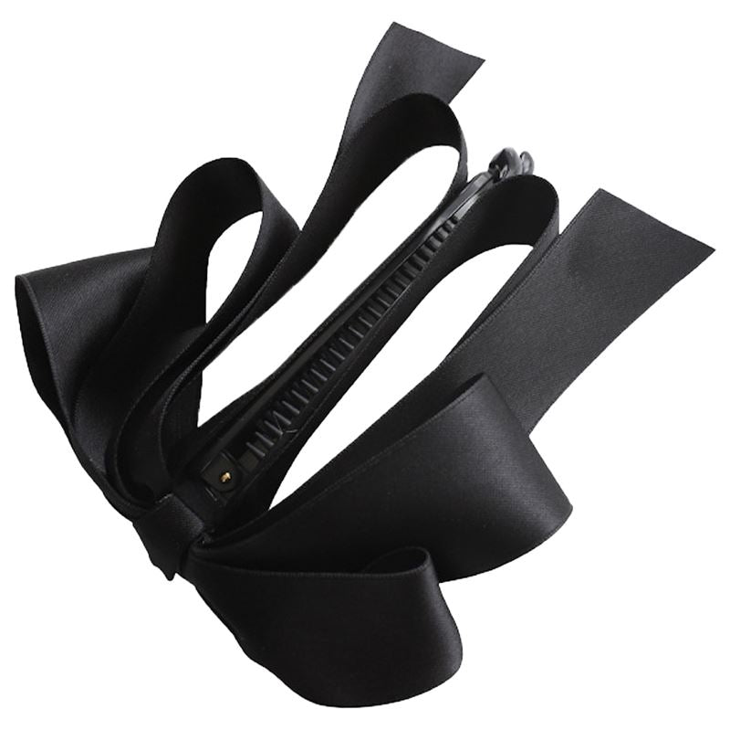 SOHO Bona Bow Banana Hair Clip - Black - Hair Accessories | Fashiongirl