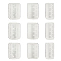 SOHO Keramische thermische haarrollers 46/36/28 MM Klittenbandkrulspelden / Haarrollers - 9 stuks - Haarstylingtool | Fashiongirl