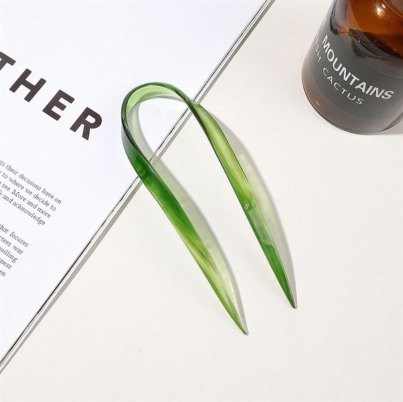 SOHO Channe Hairpin - Green - Hair Accessories | Fashiongirl