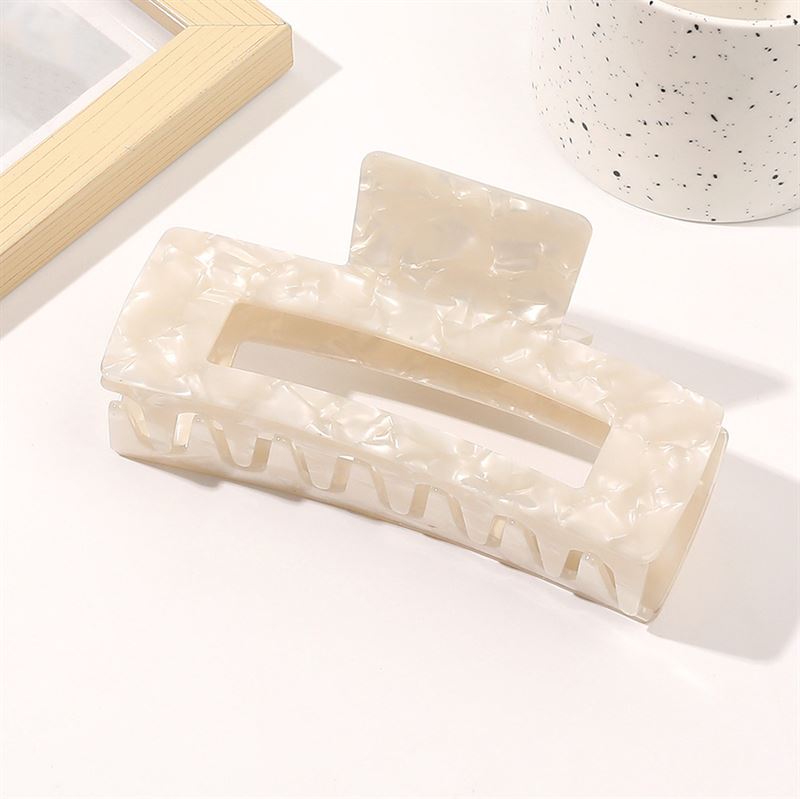 SOHO Clara Hair Claw - Crystal White - Hair Accessories