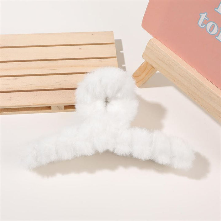 SOHO Coco Hair Claw - White - Hair Accessories