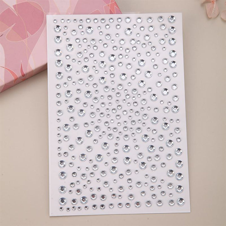 SOHO Dazzling Self Adhesive Rhinestones - Silver - | Fashiongirl