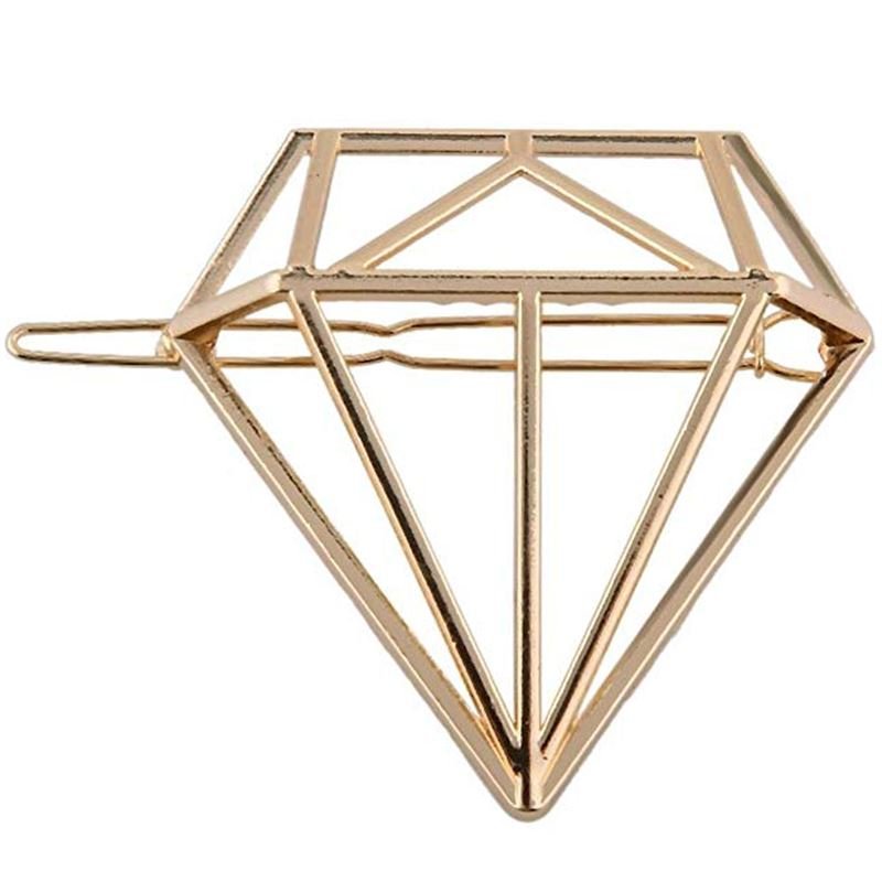 SOHO Diamond Hair Clip - Gold - | Fashiongirl