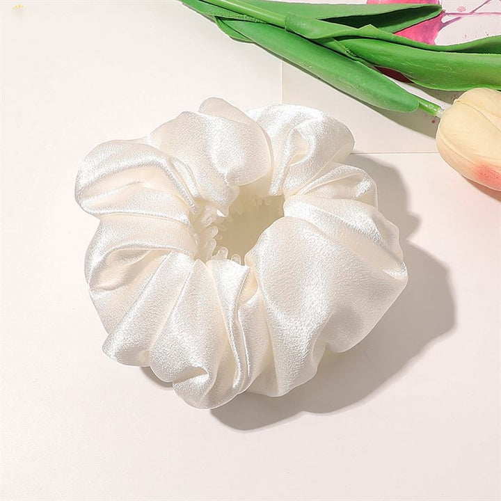 SOHO Dina Scrunchie - White - Hair Accessories