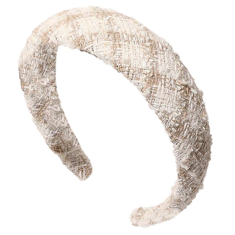 SOHO Frigga Wide Headband - Beige - Hair Accessories | Fashiongirl