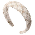 SOHO Frigga brede haarband - beige - haaraccessoires | Fashiongirl