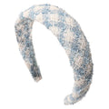 SOHO Frigga brede hoofdband - blauw - haaraccessoires | Fashiongirl