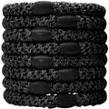 SOHO Haarelastiekjes - Zwart, 3 stuks - Haaraccessoires | Fashiongirl