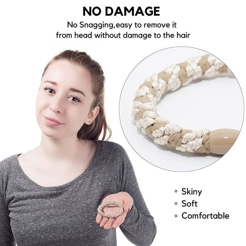 SOHO Hair elastics - Cotton, 3 pcs - Hair Accessories | Fashiongirl