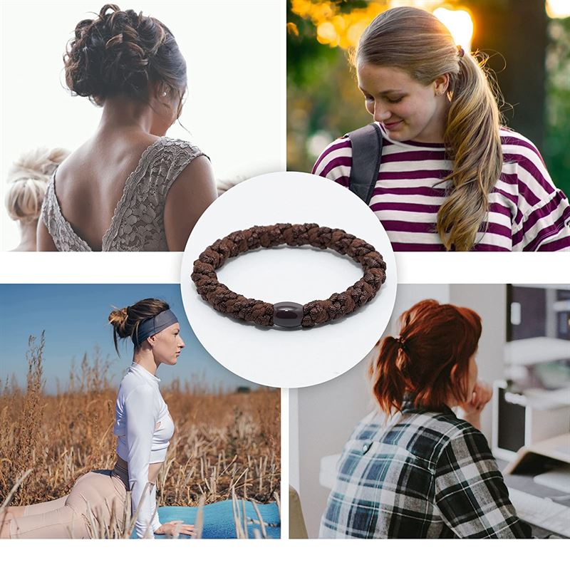SOHO Hair elastics - White, 3 pcs - Hair Accessories | Fashiongirl