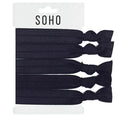SOHO Haarbanden nr. 17 - ALL BLACK - | Fashiongirl