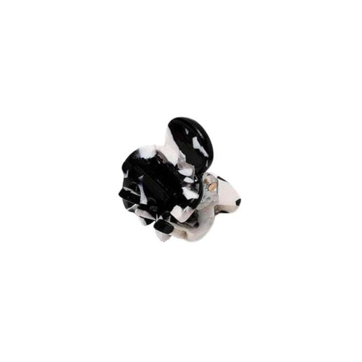 SOHO Hara Mini Hair Claw - Black Marble - Hair Accessories