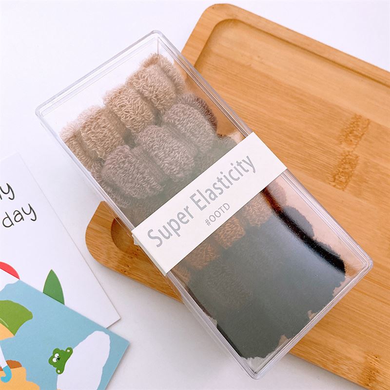 SOHO Hebe Hair elastics - Beige/Brown - Hair Accessories | Fashiongirl