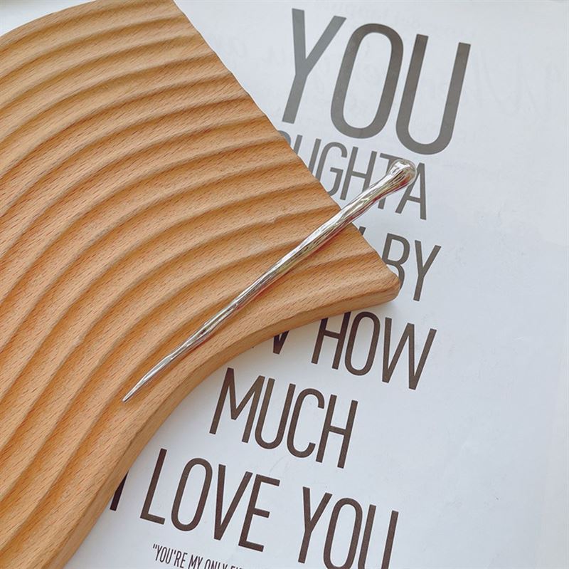 SOHO Hina Metal Hair Stick - Silver - | Fashiongirl