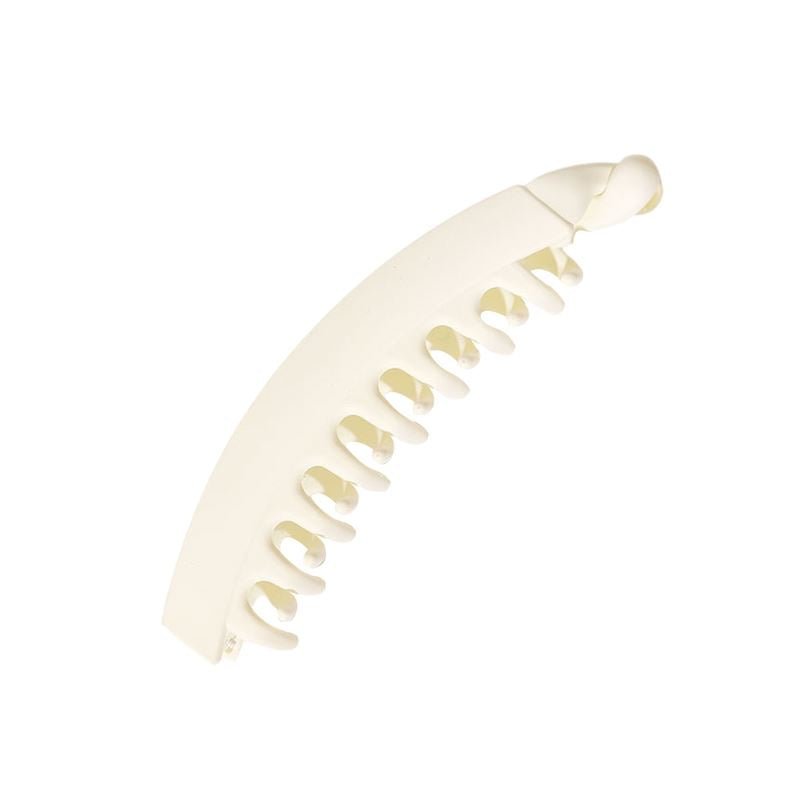 SOHO Idis Banana Hair Clip - White - | Fashiongirl