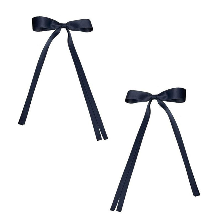 SOHO Isa Bow Hair clips - Dark blue - Hair Accessories | Fashiongirl