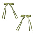 SOHO Isa Bow Haarclips - Groen - Haaraccessoires | Fashiongirl