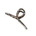 SOHO Iva metalen haarclip - titanium - haaraccessoires