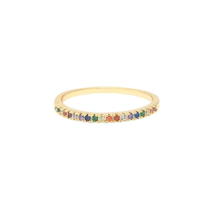 SOHO Joy Finger Ring 17mm - Rainbow - Hair Accessories | Fashiongirl
