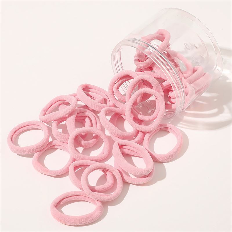 SOHO Julie Hair elastics - Pink - Hair Accessories | Fashiongirl