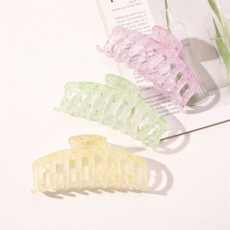 SOHO Kana Splash Hair Claw - Yellow - Hair Accessories