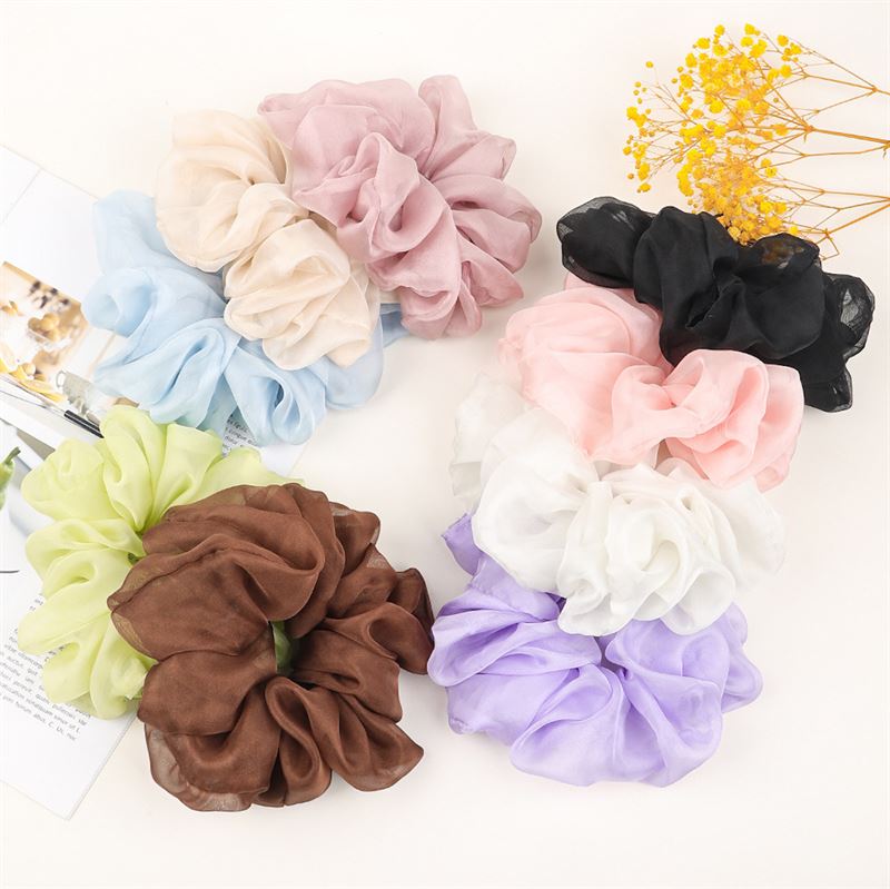 SOHO Keeya Scrunchie - Beige - Hair Accessories