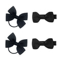 SOHO Kirby Bow Haarelastiekjes en haarspeldjes - Zwart - Haaraccessoires | Fashiongirl