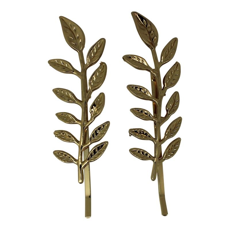 SOHO Leaf Hair Clip - Gold - | Fashiongirl